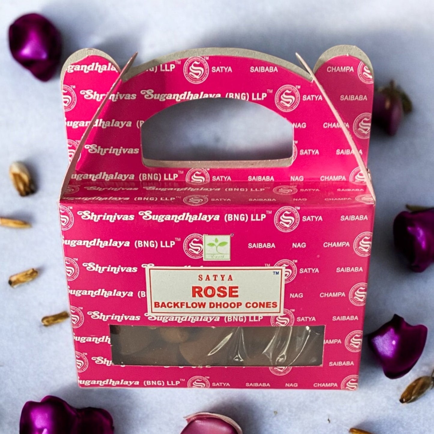 Rose Backflow Dhoop Cones - itallbeginswithyou