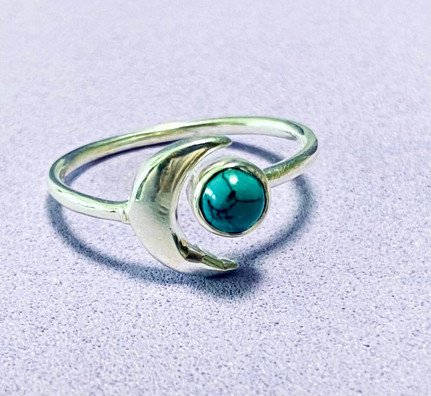 Sterling Silver Moon & Sun Ring - itallbeginswithyou