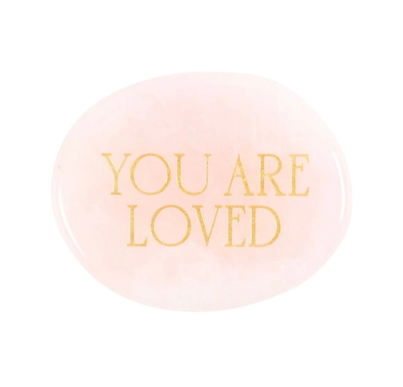 Rose Quartz Palm Stone - itallbeginswithyou