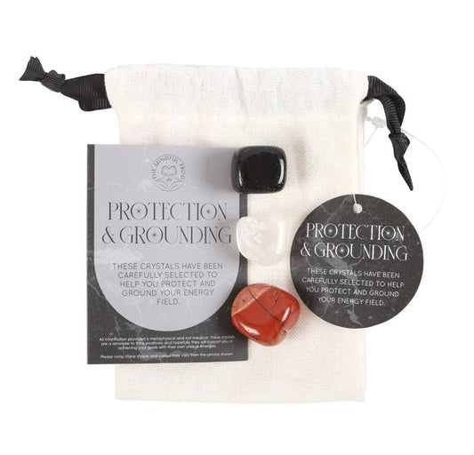 Protection & Grounding Healing Crystal Set - itallbeginswithyou