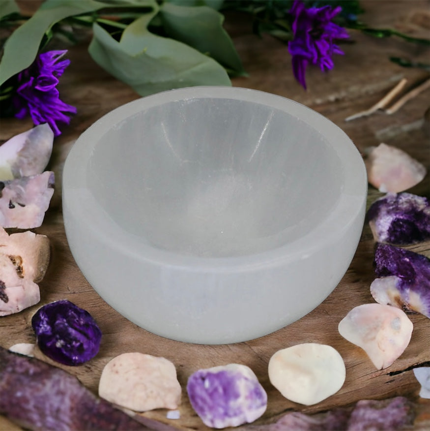 Selenite Charging Bowl 8cm