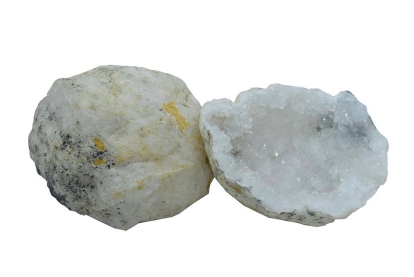 Geo Quartz 5x6cm Two halves - itallbeginswithyou