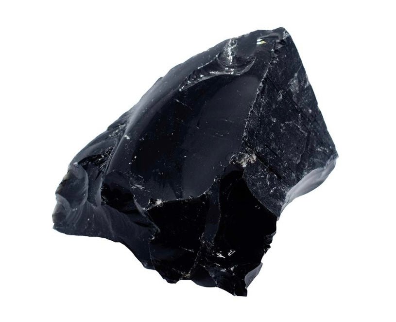 Black Obsidian Raw Natural Crystal - itallbeginswithyou