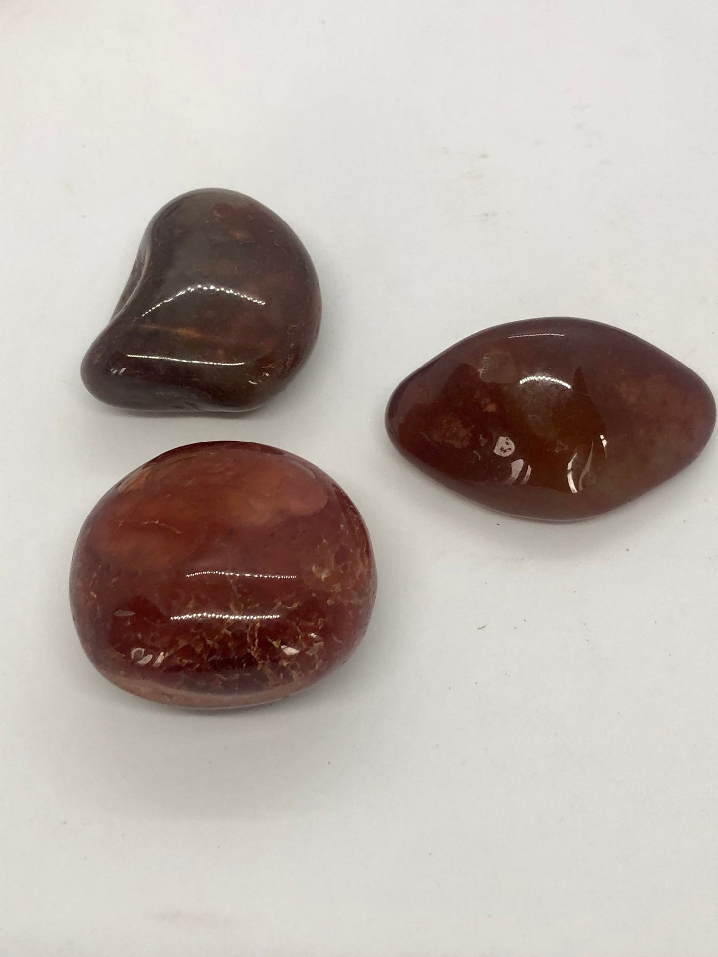 Carnelian river pebble - itallbeginswithyou