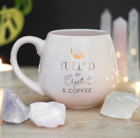 Fuelled By Crystals And Coffee Mug