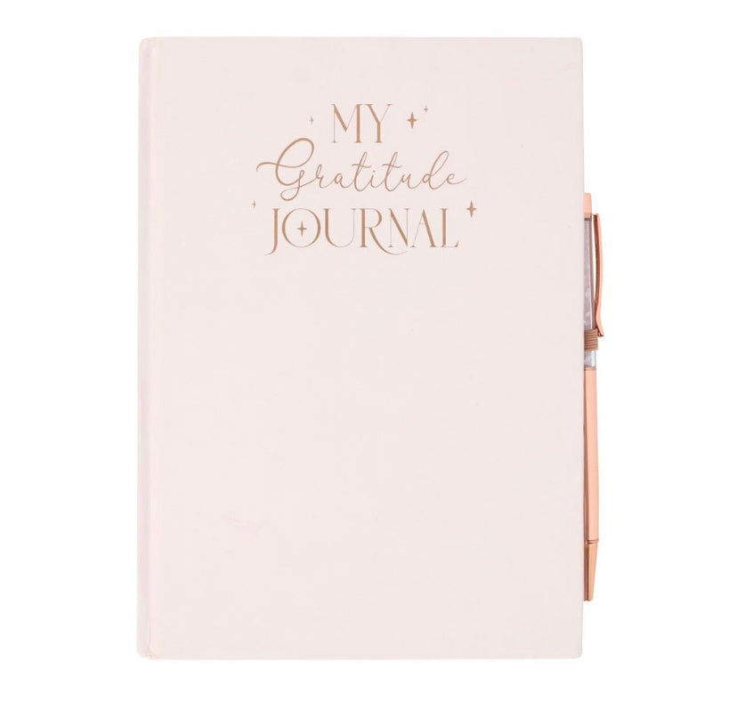 Gratitude Journal & Rose Quartz pen