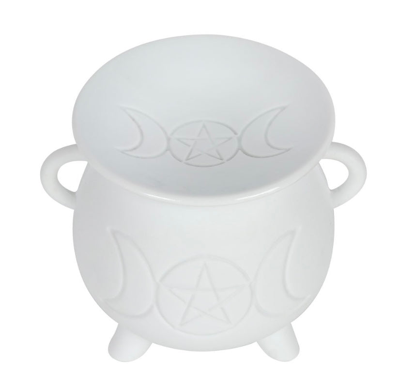 Triple Moon Ceramic Cauldron Wax/Oil Burner