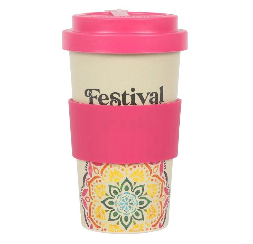 Festival Fuel Mandala Bamboo Eco Travel Mug - itallbeginswithyou