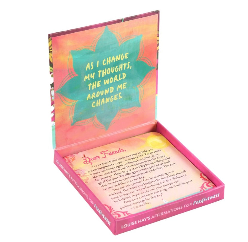 Louise Hay's Affirmations For Forgiveness Cards