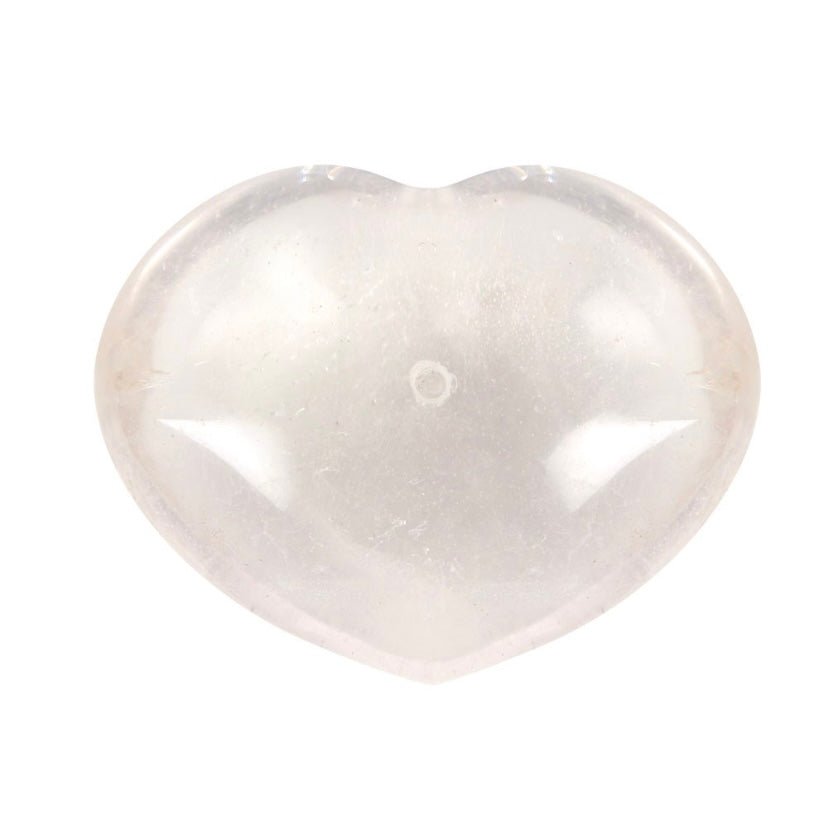 Clear Quartz Crystal Heart Shape Incense Holder - itallbeginswithyou