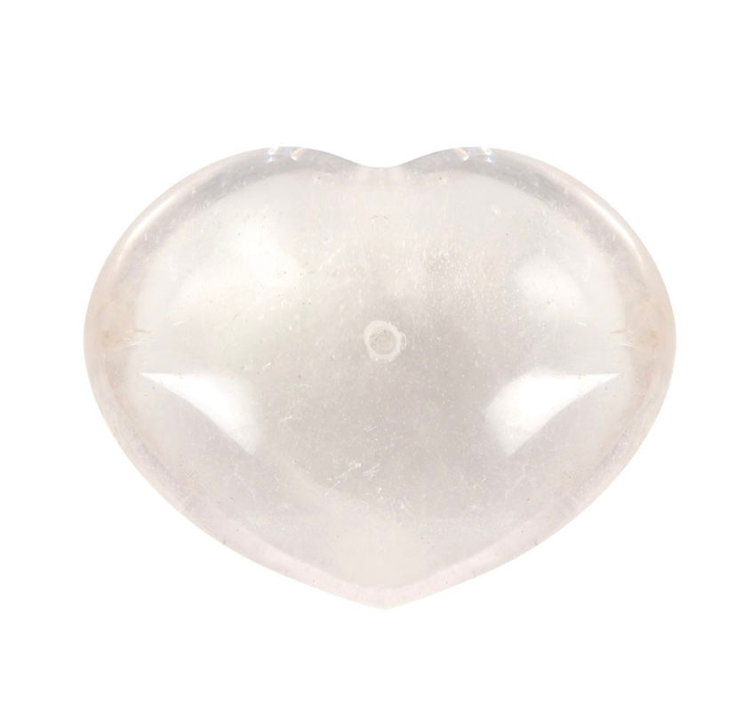 Clear Quartz Crystal Heart Shape Incense Holder