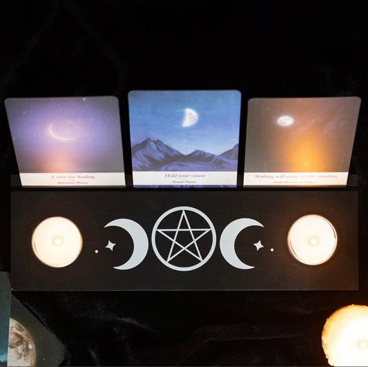 Triple Moon Tarot Card Stand