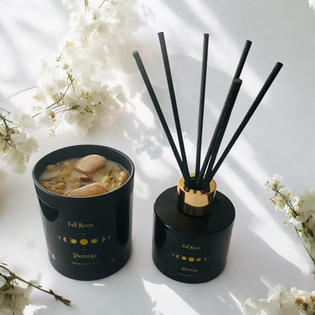 Full Moon Blessings Candle And Diffuser Set