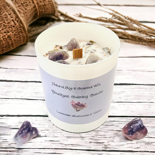 Luxury Amethyst Calming Candle