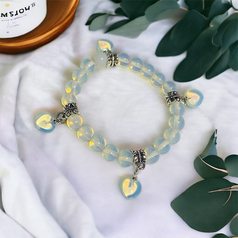 Opalite 4 Hearts Bracelet