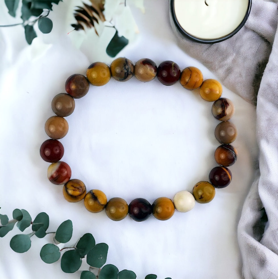 Mookaite Power Beads Bracelet