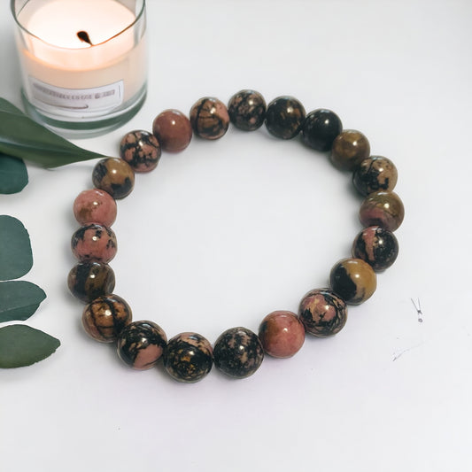 Rhodonite Power Beads Bracelet