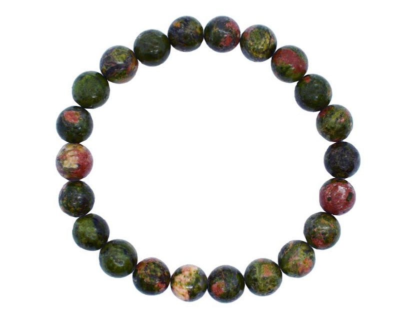 Unakite Power Beads Bracelet