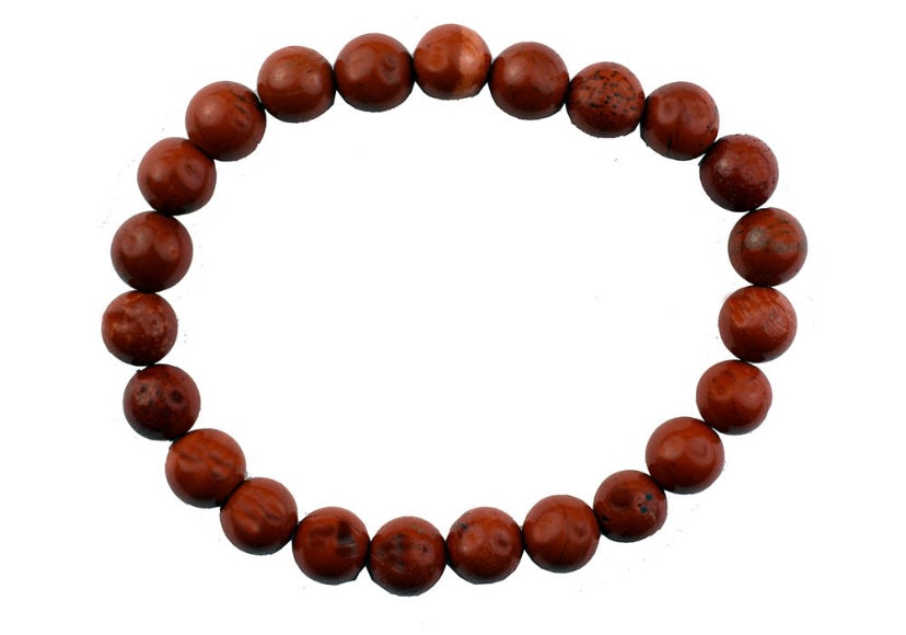 Red Jasper Power Beads Bracelet