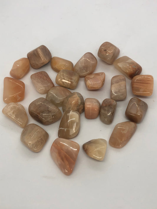 Pink Moonstone Tumble stone