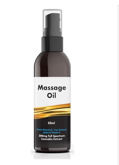 LVWell CBD - 300mg Full Spectrum Massage Oil - 50ml